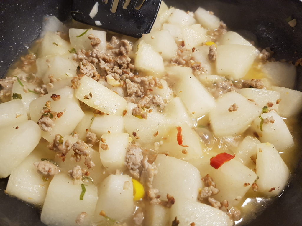 Winter Melon with Minced Pork - MyRealLifeTips