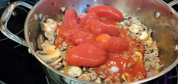 Add Whole Tomato Sauce