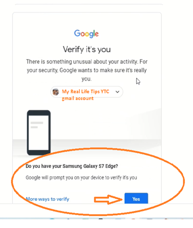 Google Verify Its You