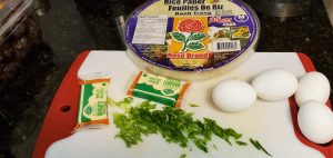 Ingredients for Best Rice Paper Omelette