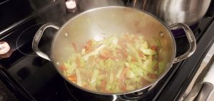 Stir-Fry Red Pepper and Cabbage